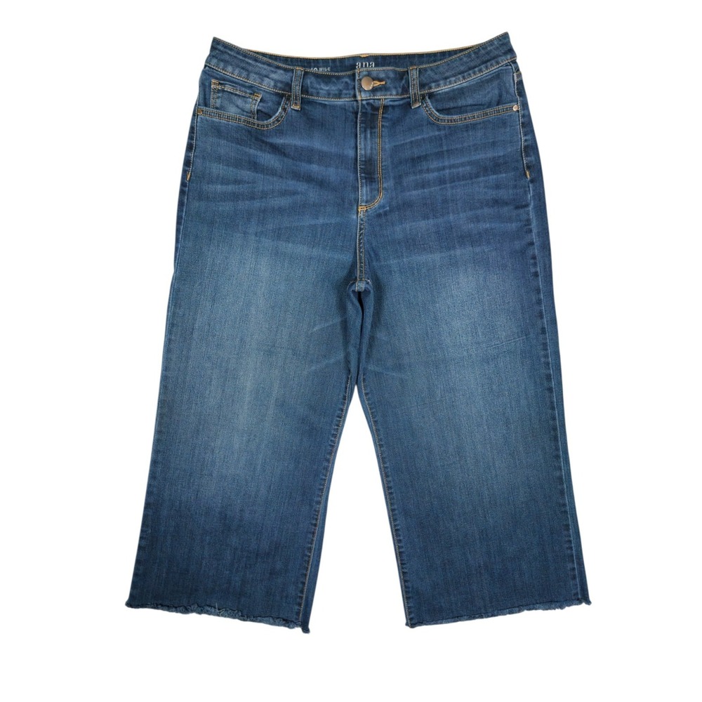 a.n.a. A New Approach Woman's Blue Jeans Size 12 Wide Leg